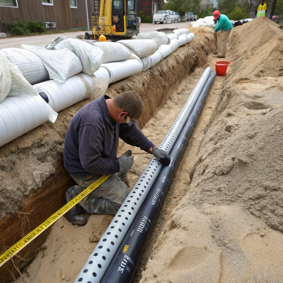 Укладка труб